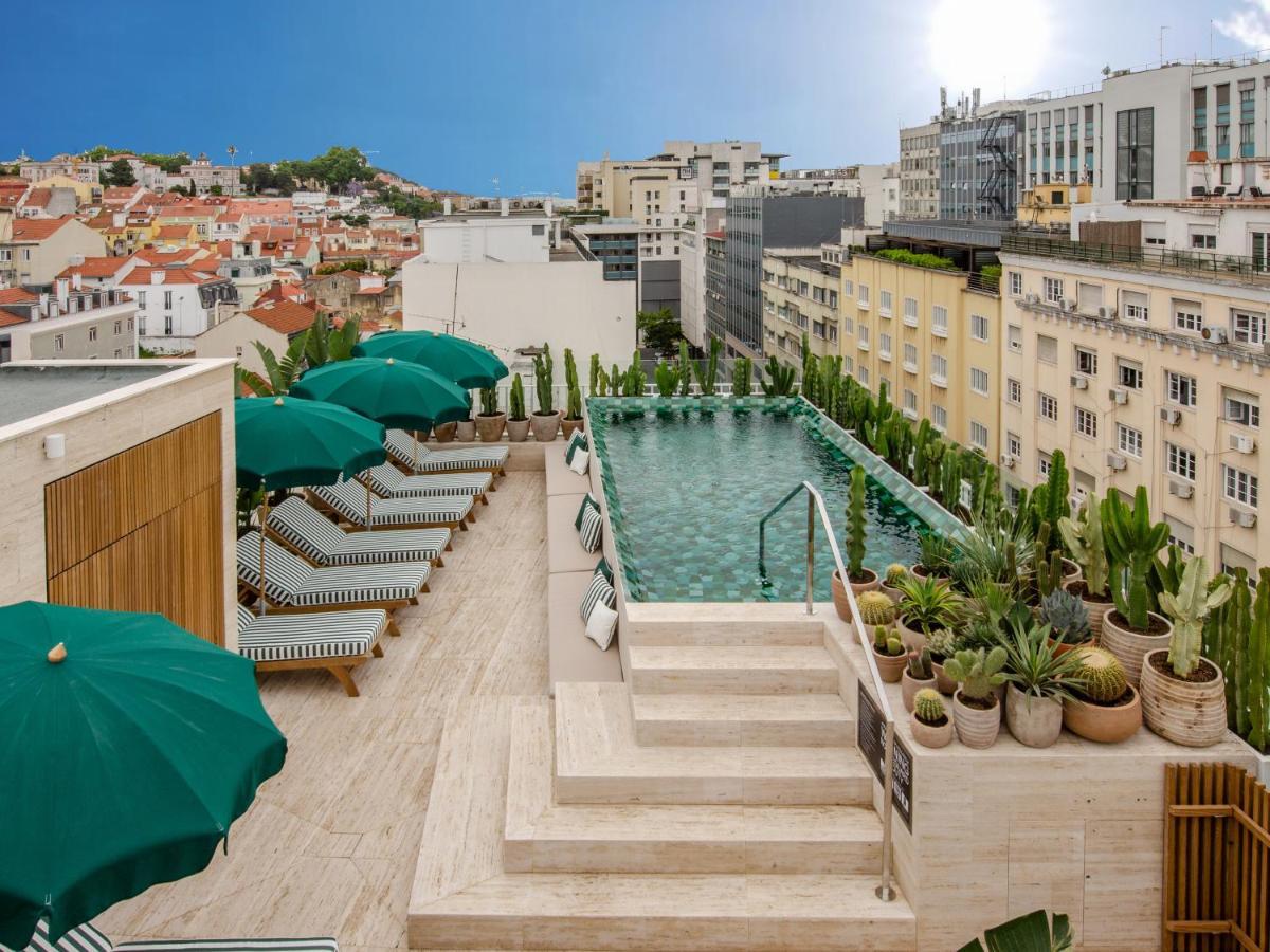 Browns Avenue Hotel Lisboa Eksteriør bilde Rooftop pool